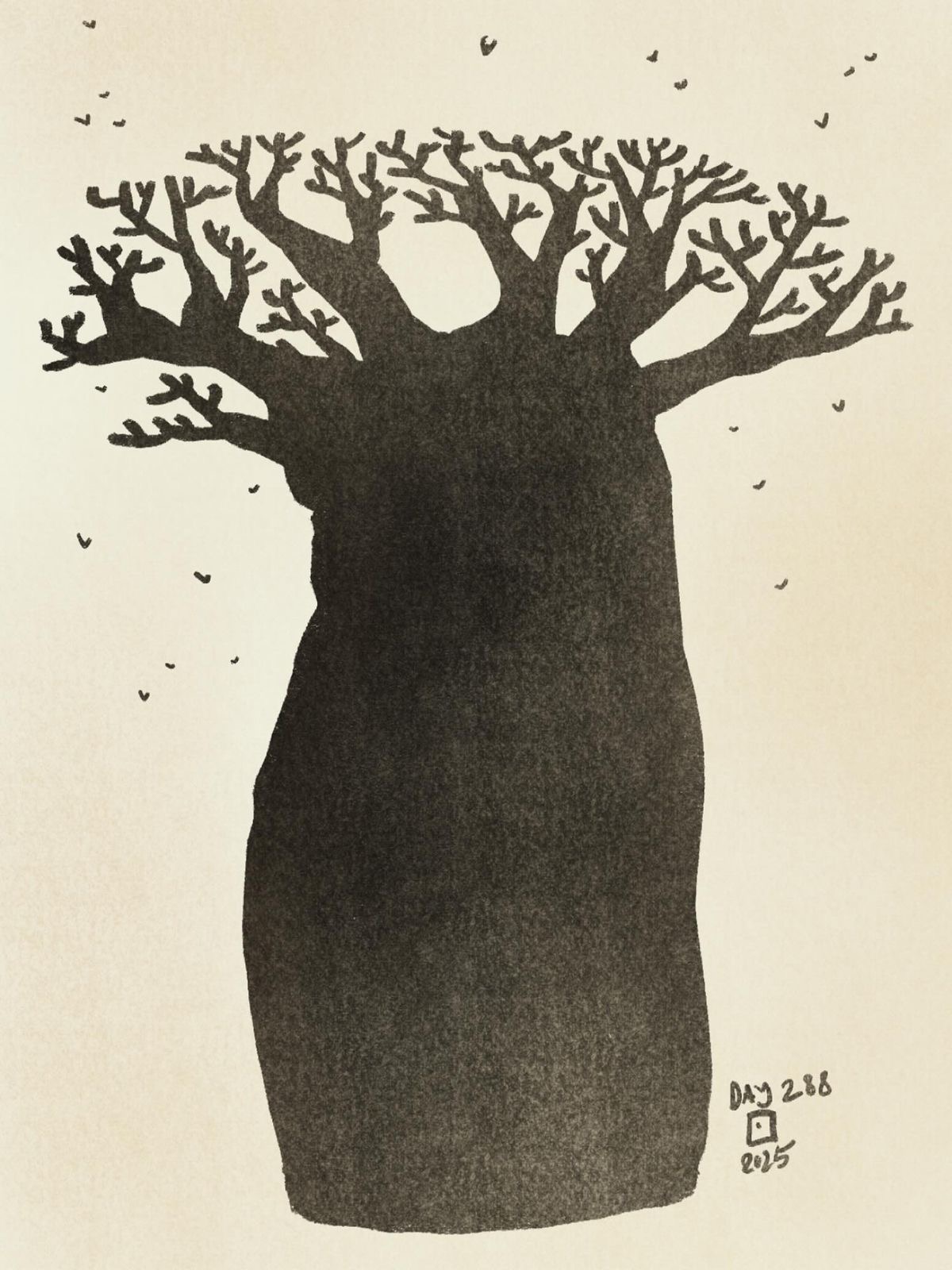 Illustration de baobab
